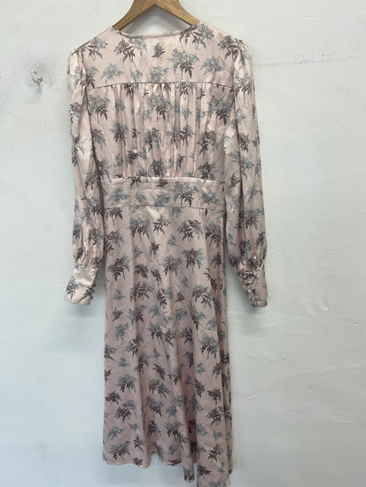 Fabulous Lace & Beads Midi Dress S Blush Pink RG020