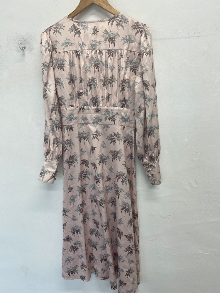 Fabulous Lace & Beads Midi Dress S Blush Pink RG020