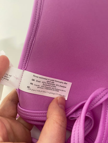 Fabulous New Look Bikini Uk 12 Pink RG020