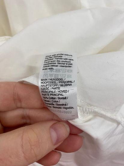 Fabulous River Island Ruffle Detail Blouse UK 8 Cream RG020