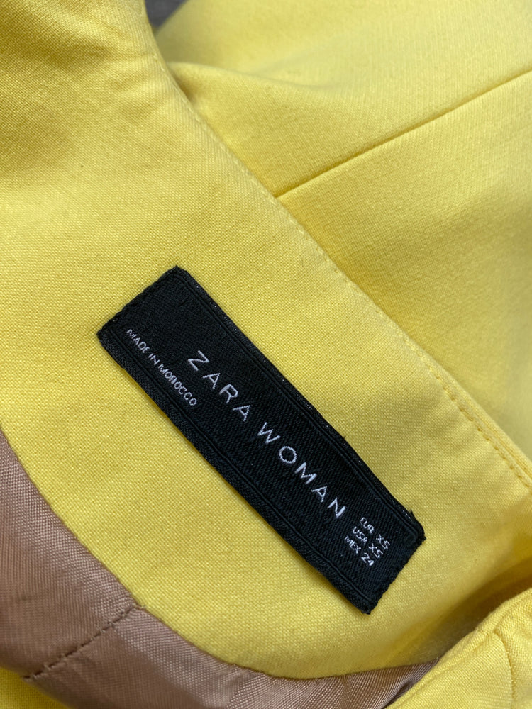 Fabulous Zara Woman Jacket XS Yellow vibrant RG020