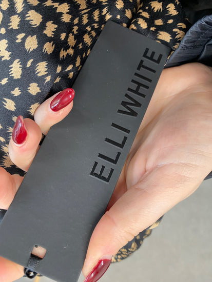 Fabulous Elli white Dress S Black and beige