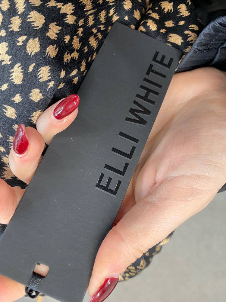 Fabulous Elli white Dress S Black and beige