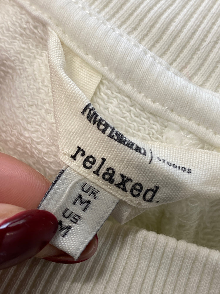 Fabulous River island Sweatshirt M Cream casual wear RG020