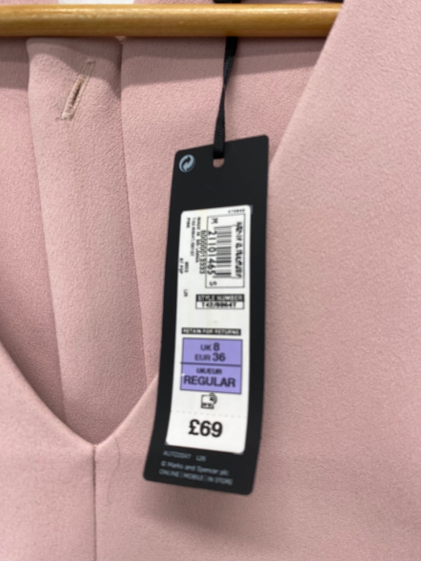 Fabulous Autograph Formal Dress Uk8 Blush Pink Occasion Events  RG020