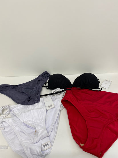 Gorgeous LIPSY Bikini Bundle uk12 Red White RG020