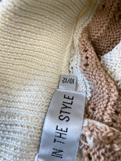 Fabulous IN THE STYLE boho Shorts 10/12 Beige Brown RG020