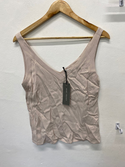 Fabulous MINI VELVET Camisole UkXS oyster blocked detail RG020