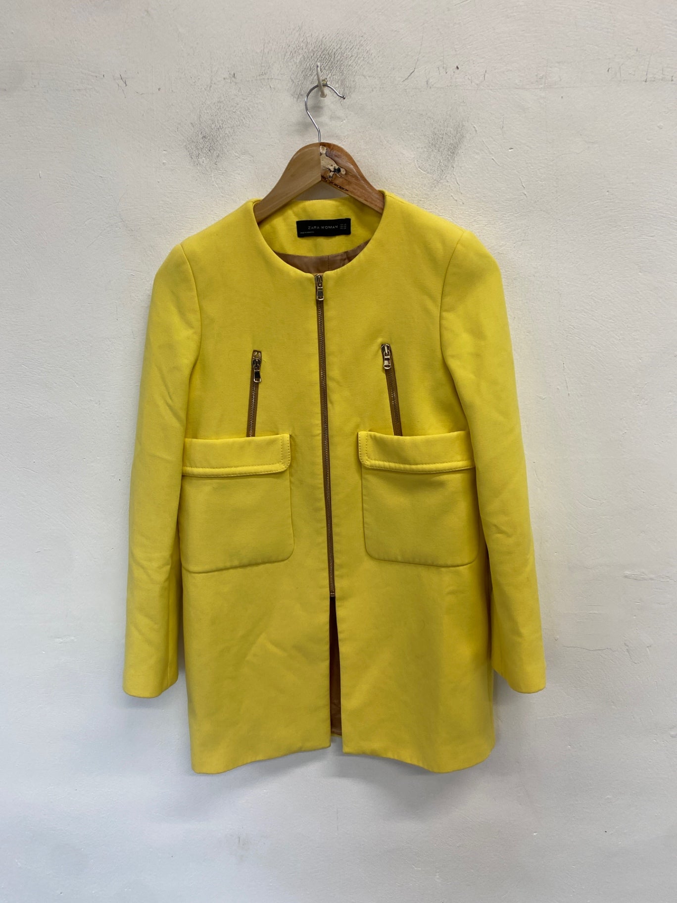 Fabulous Zara Woman Jacket XS Yellow vibrant RG020