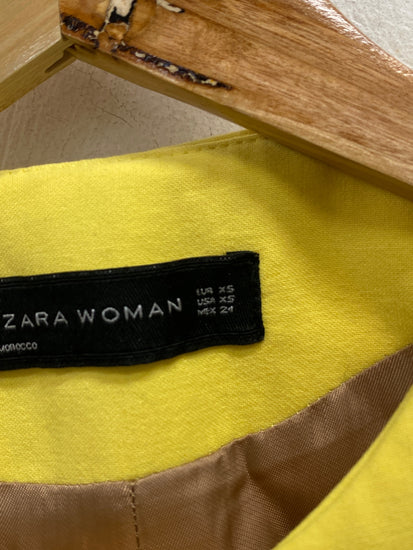 Fabulous Zara Woman Jacket XS Yellow vibrant RG020