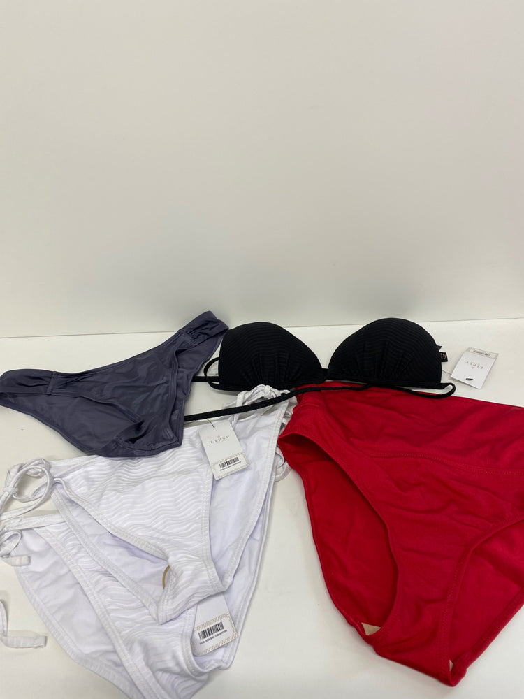 Gorgeous LIPSY Bikini Bundle uk12 Red White RG020