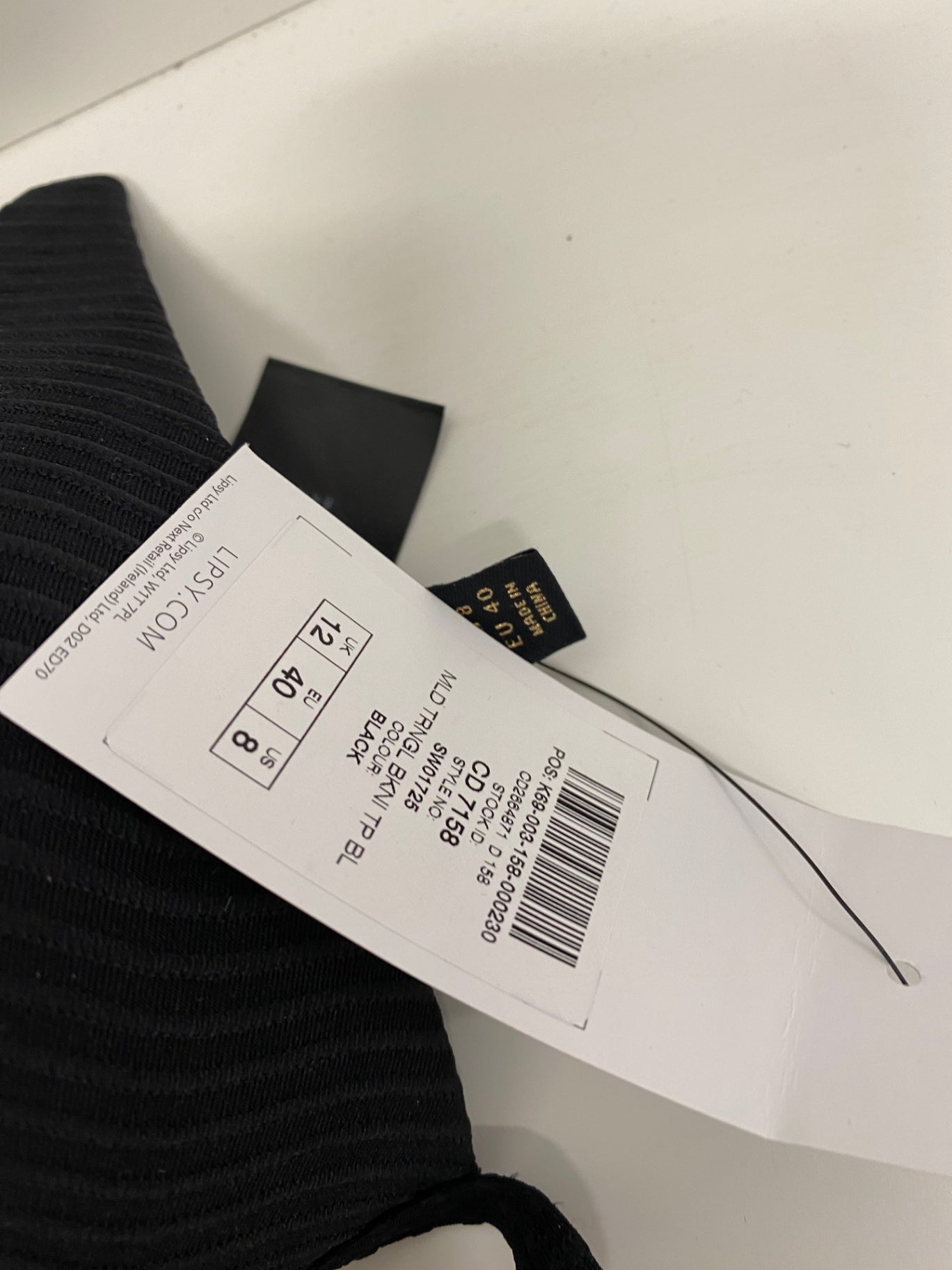 Gorgeous LIPSY Bikini Bundle uk12 Red White RG020