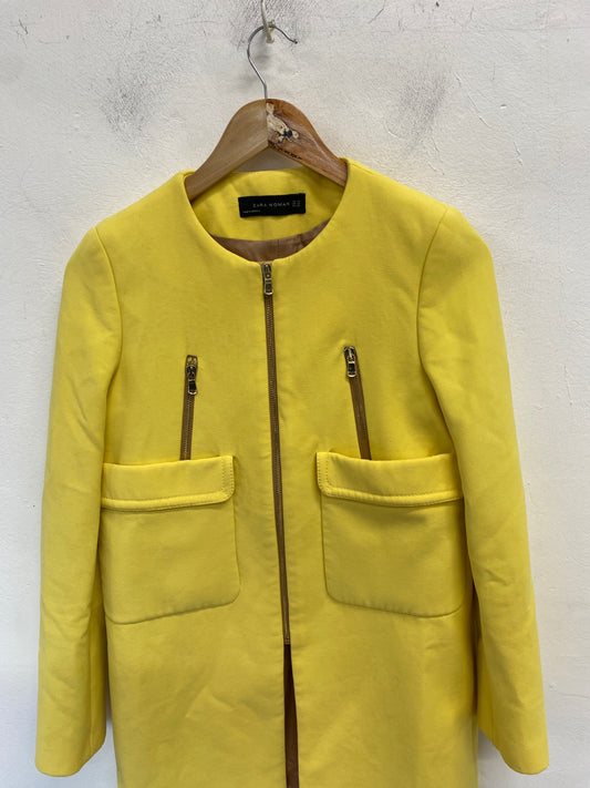Fabulous Zara Woman Jacket XS Yellow vibrant RG020