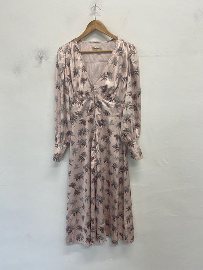 Fabulous Lace & Beads Midi Dress S Blush Pink RG020