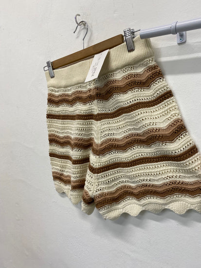 Fabulous IN THE STYLE boho Shorts 10/12 Beige Brown RG020