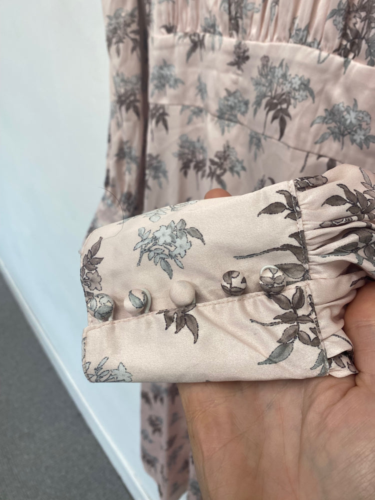 Fabulous Lace & Beads Midi Dress S Blush Pink RG020