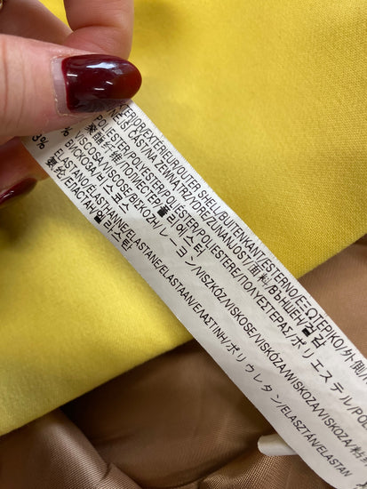 Fabulous Zara Woman Jacket XS Yellow vibrant RG020