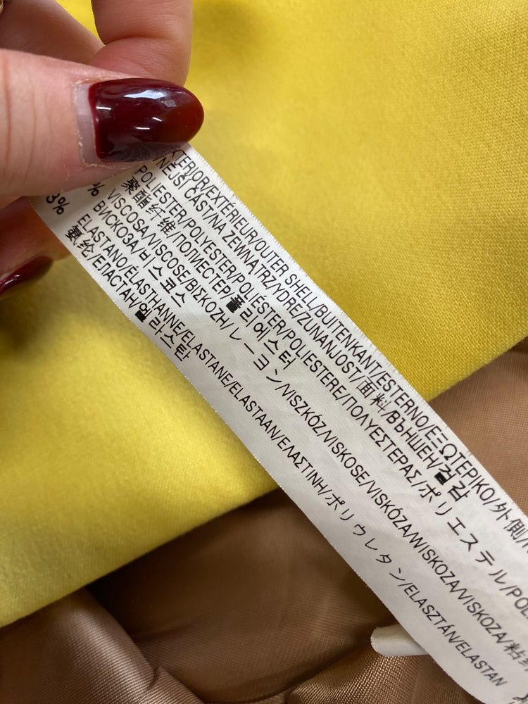 Fabulous Zara Woman Jacket XS Yellow vibrant RG020