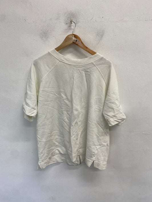 Fabulous River island Sweatshirt M Cream casual wear RG020