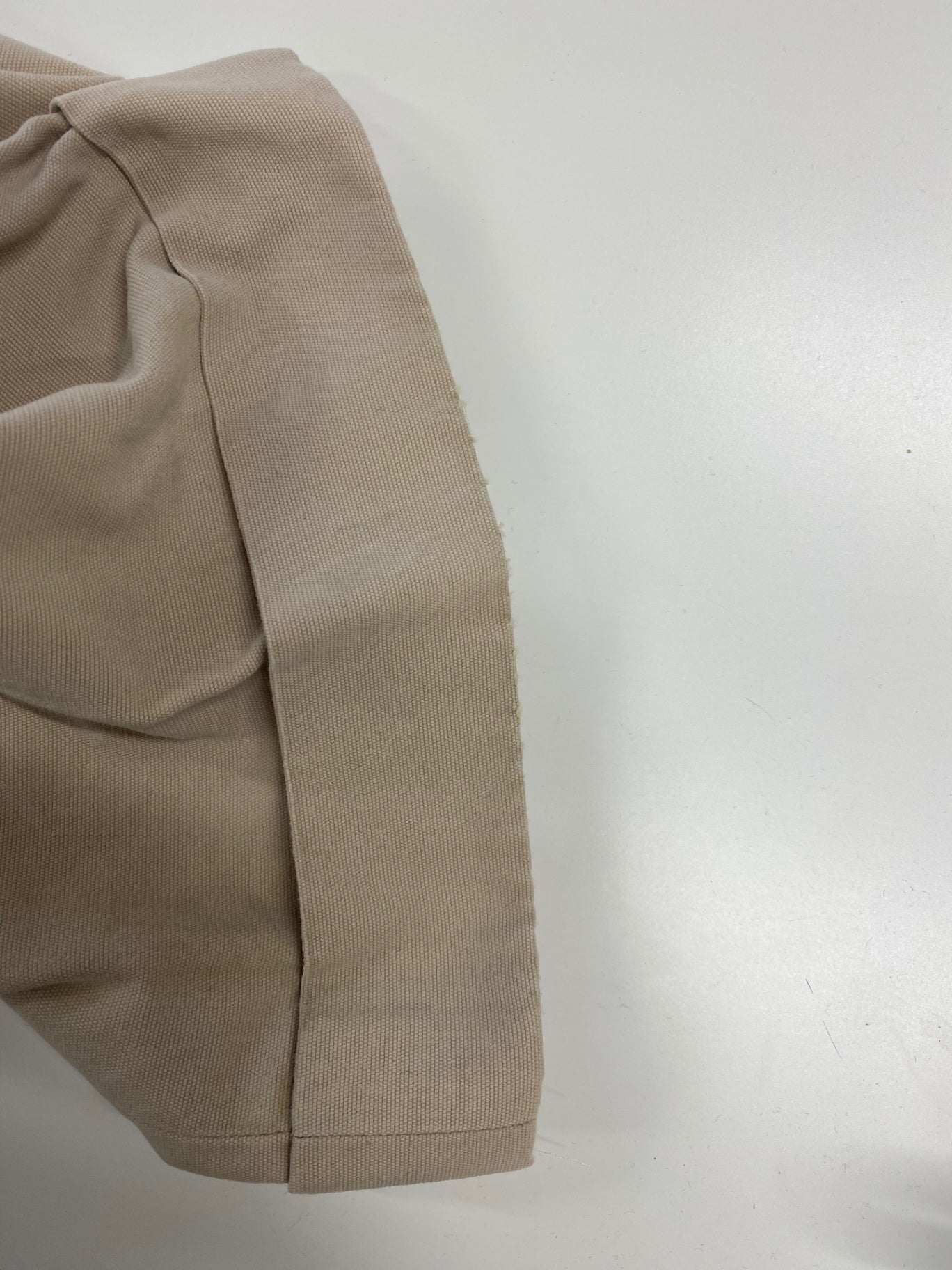 Classic Cifonelli chinos turn up leather trim 32”R Beige LC