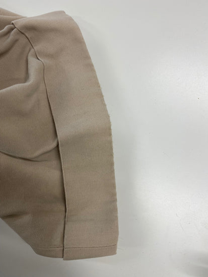 Classic Cifonelli chinos turn up leather trim 32”R Beige LC