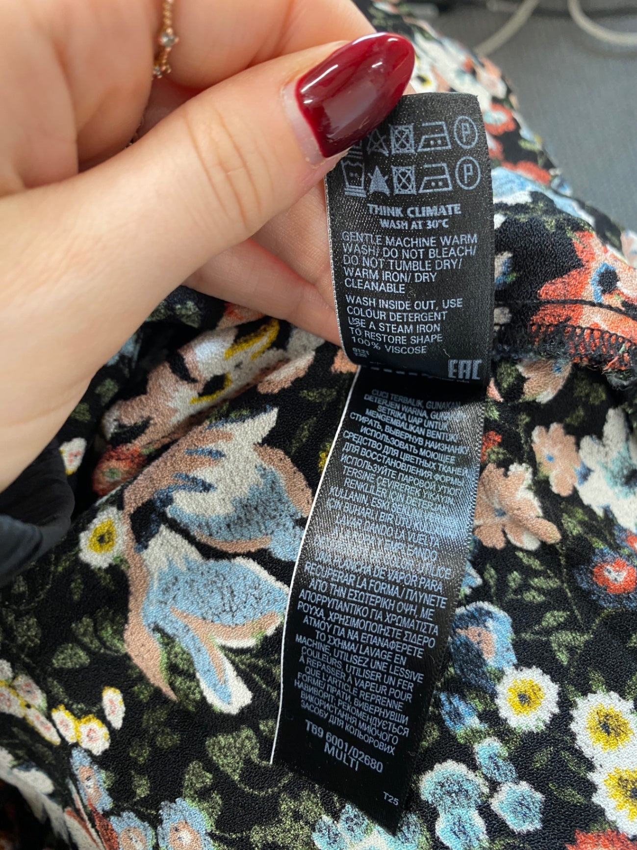 Fabulous Marks & Spencers Maxi Dress Uk 6 Multicolor Floral RG020