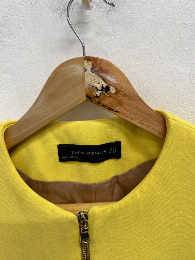 Fabulous Zara Woman Jacket XS Yellow vibrant RG020