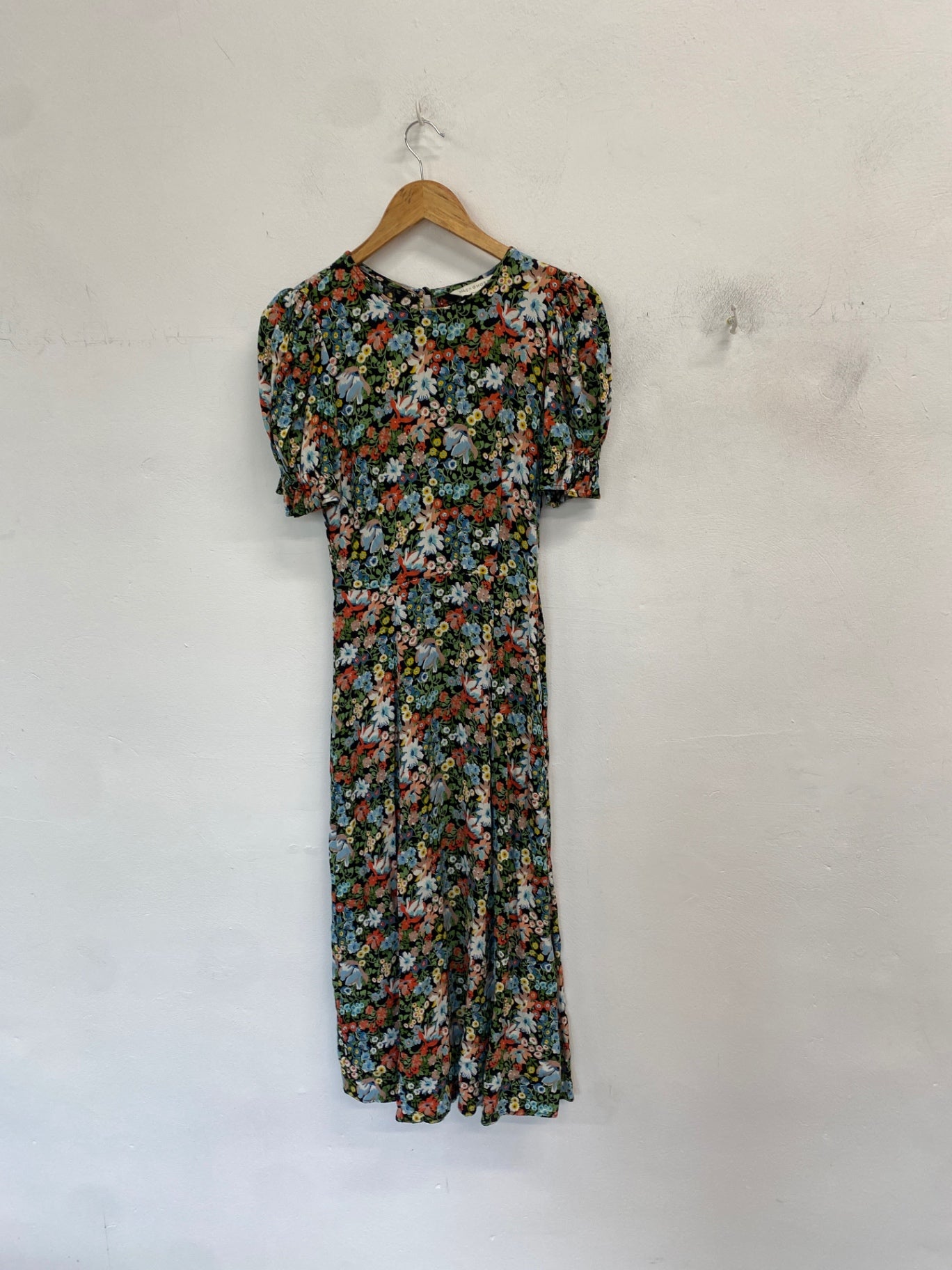 Fabulous Marks & Spencers Maxi Dress Uk 6 Multicolor Floral RG020