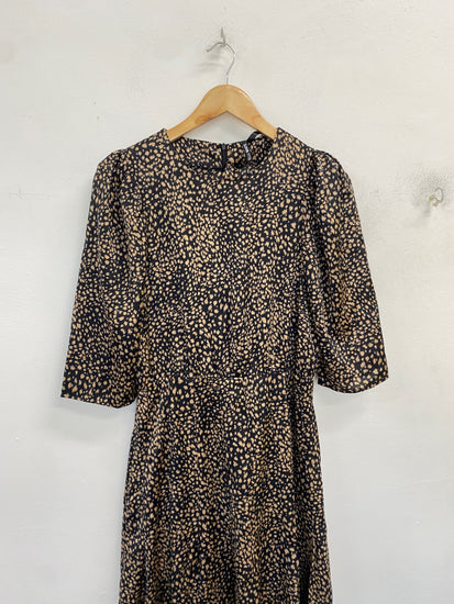 Fabulous Elli white Dress S Black and beige