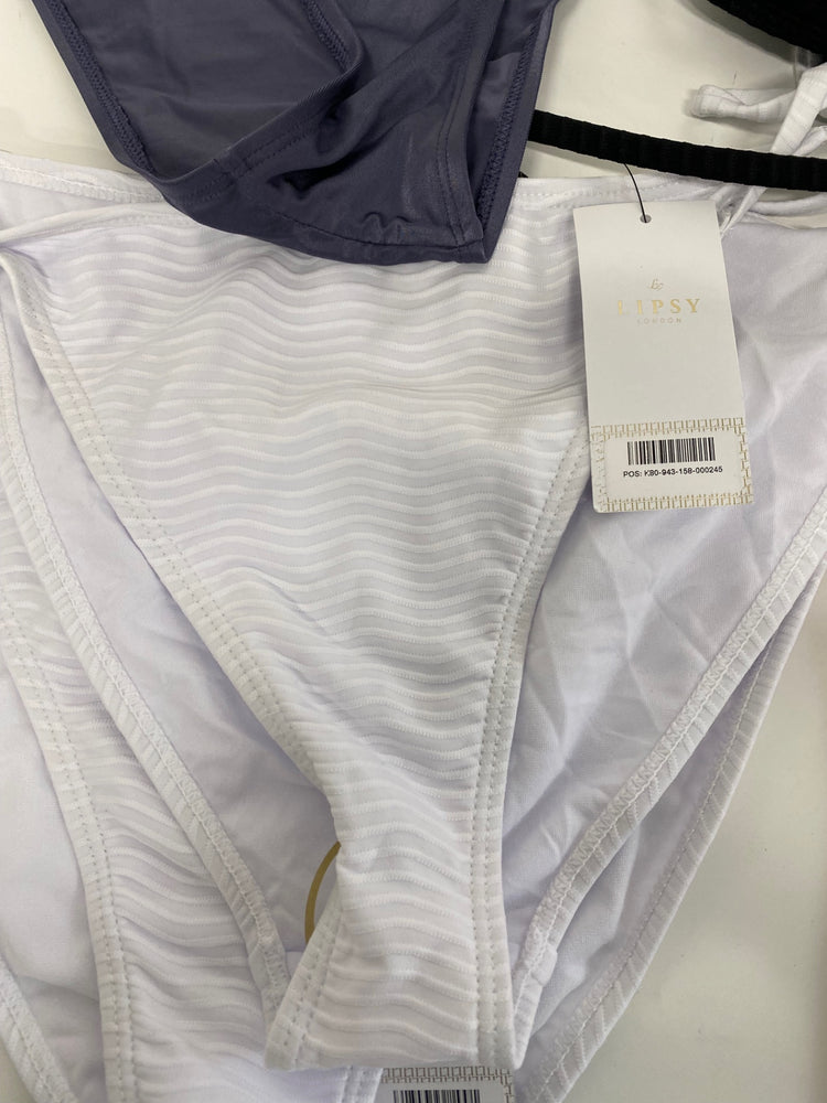 Gorgeous LIPSY Bikini Bundle uk12 Red White RG020