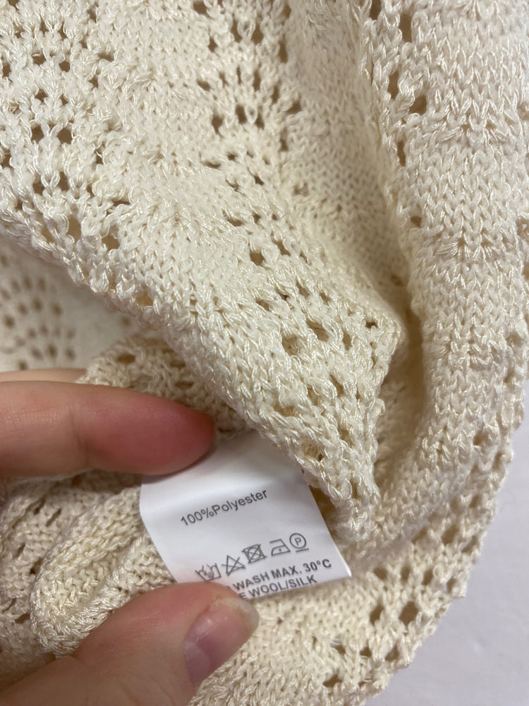 Fabulous Shein Knitted Top and Skirt Set S Beige RG020