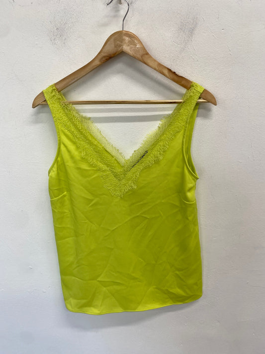 Fabulous Marks & Spencers Tank Top UK 8 Lime Green RG020