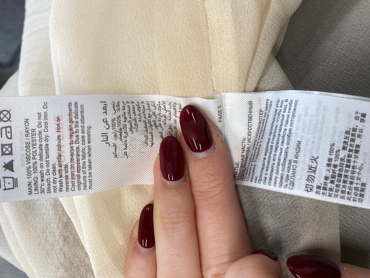 Fabulous Mint Velvet Maxi Dress UK 8 Brown snakeprint and beige RG020