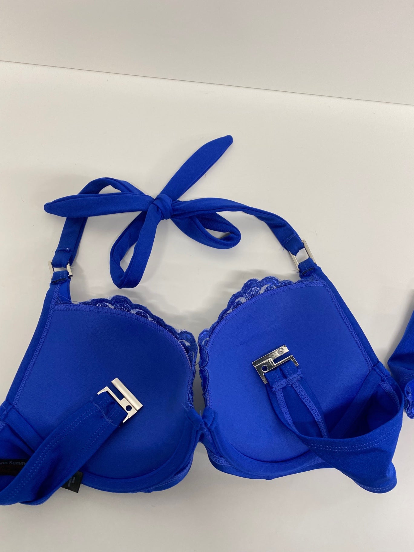 Gorgeous Ann Summers Bikini Uk10 Blue sparkle Uk32C RG020