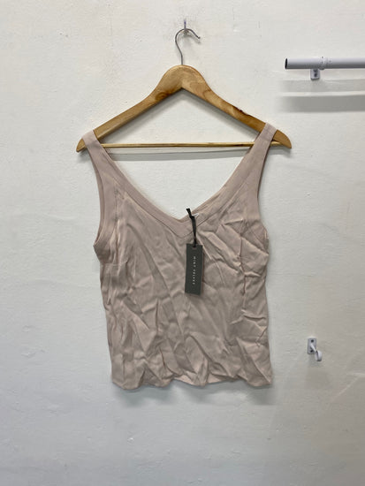 Fabulous MINI VELVET Camisole UkXS oyster blocked detail RG020