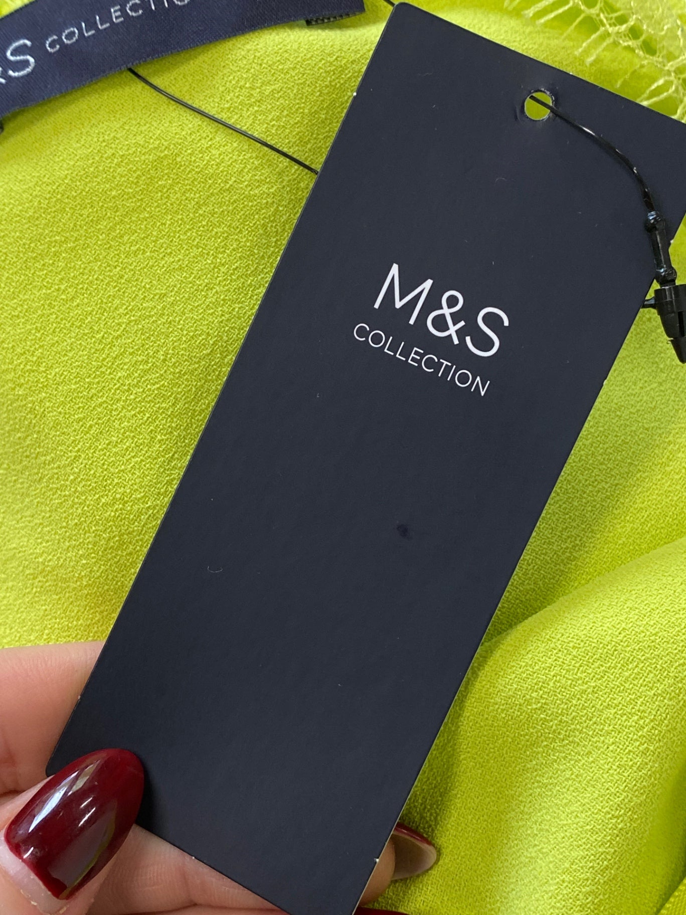 Fabulous Marks & Spencers Tank Top UK 8 Lime Green RG020