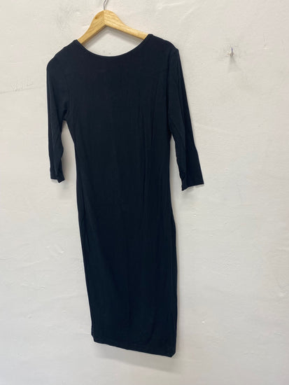 Gorgeous Baukjen Dress 16 Navy Blue Bodycon fully lined support dress KM001