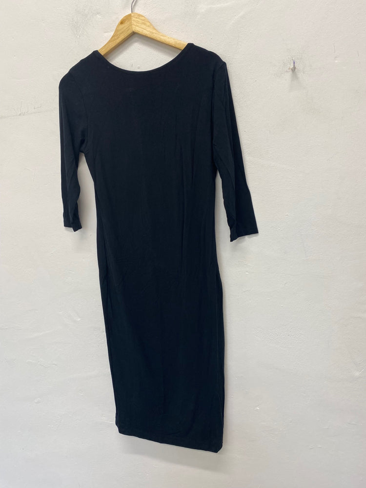 Gorgeous Baukjen Dress 16 Navy Blue Bodycon fully lined support dress KM001