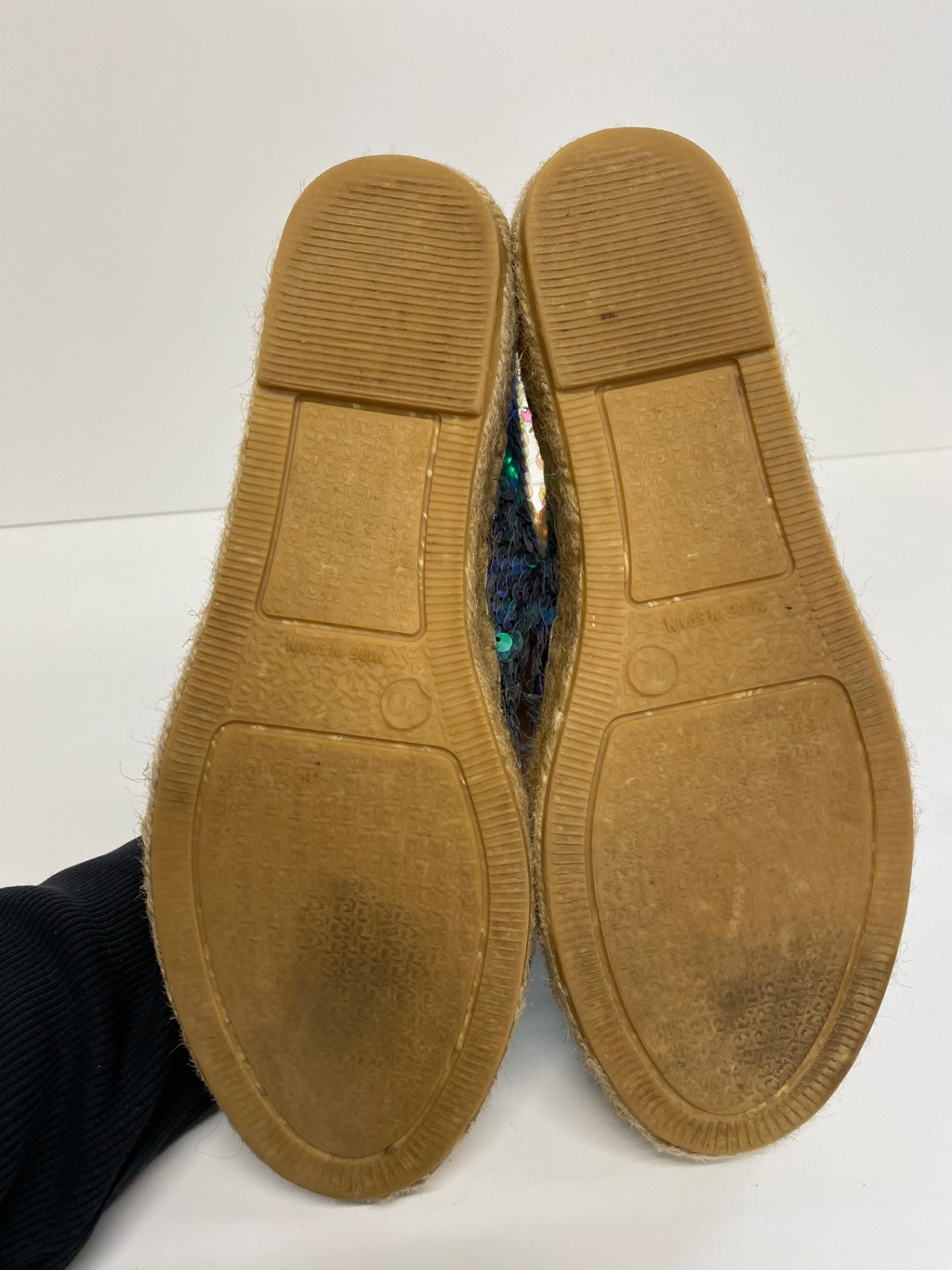 Gorgeous Kurt Geiger Espadrilles Uk7 Multicolored Sequin flat forms MS008