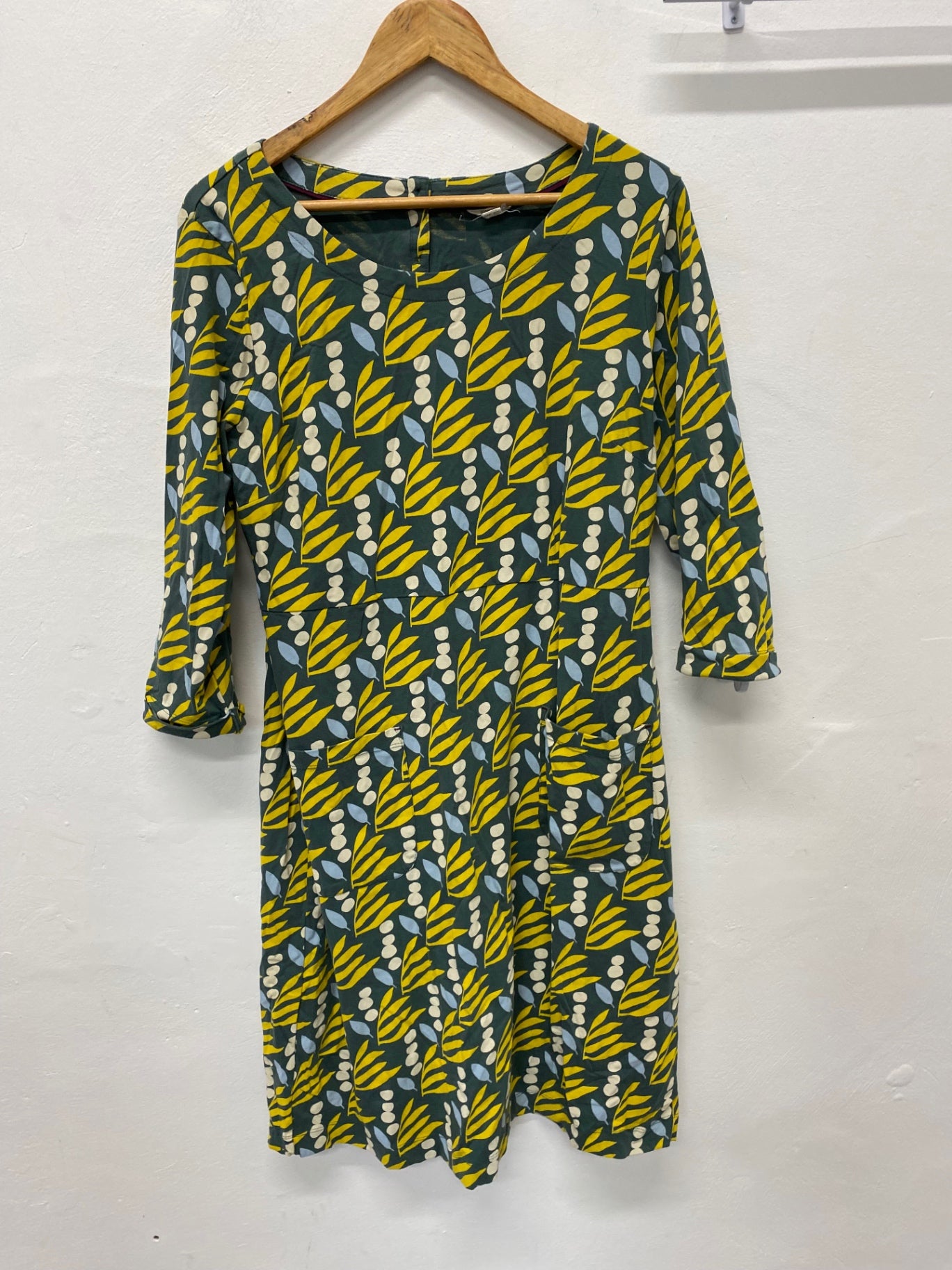 Stunning White stuff Dress uk16 Multicolored tunic smock KM001