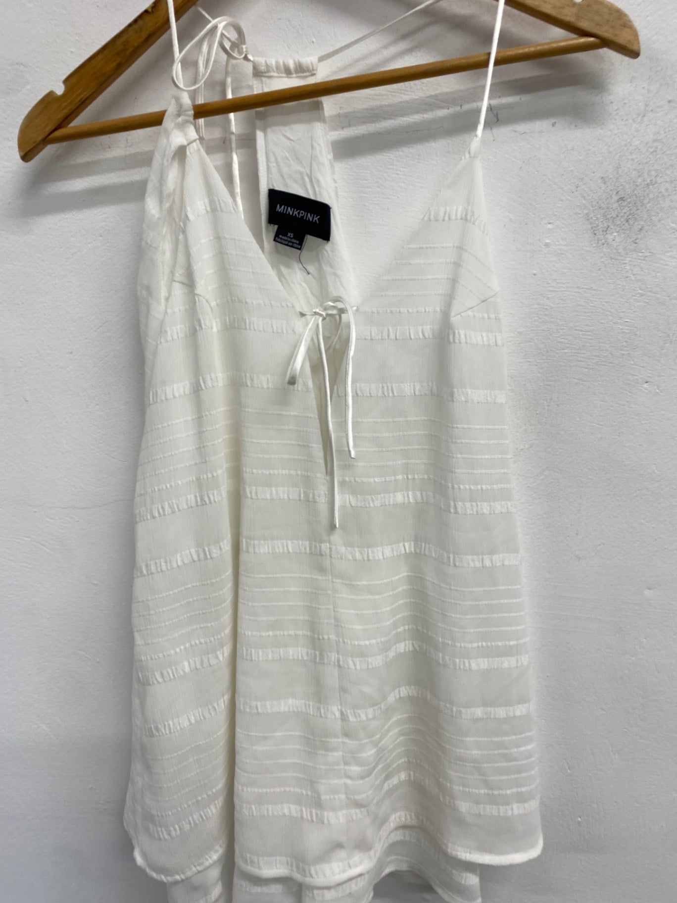 Gorgeous MINKPINK Playsuit Uk xs White