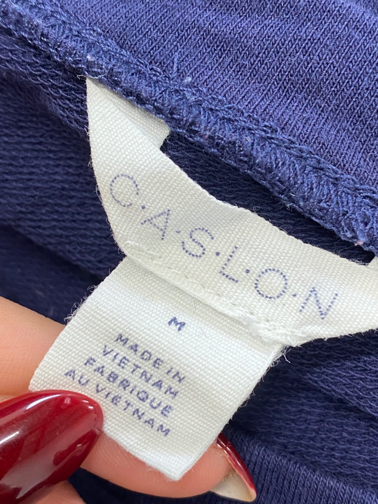 Gorgeous Caslon Dress Uk M Navy Blue oversized casual dress KM001