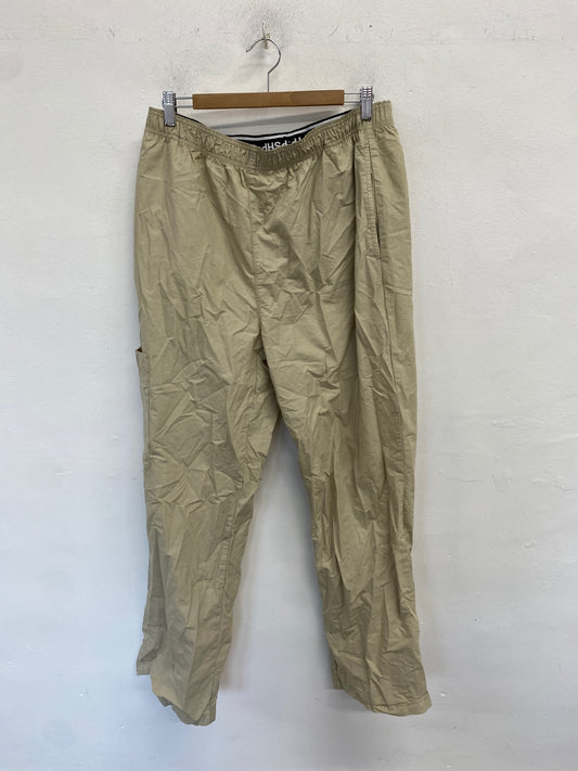 Gorgeous Topshop Cargo trousers UK 16 Beige everyday casual DF001