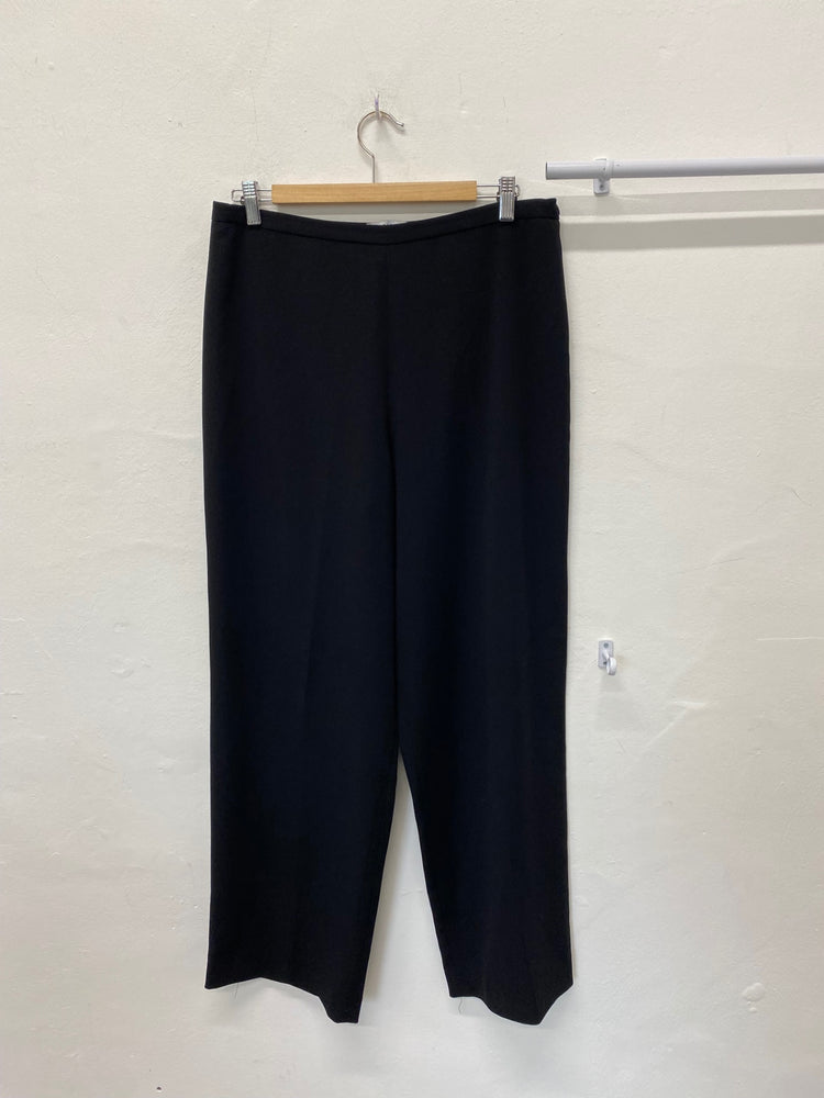Stunning Gina Bacconi Wide leg trousers uk16 Black KM001