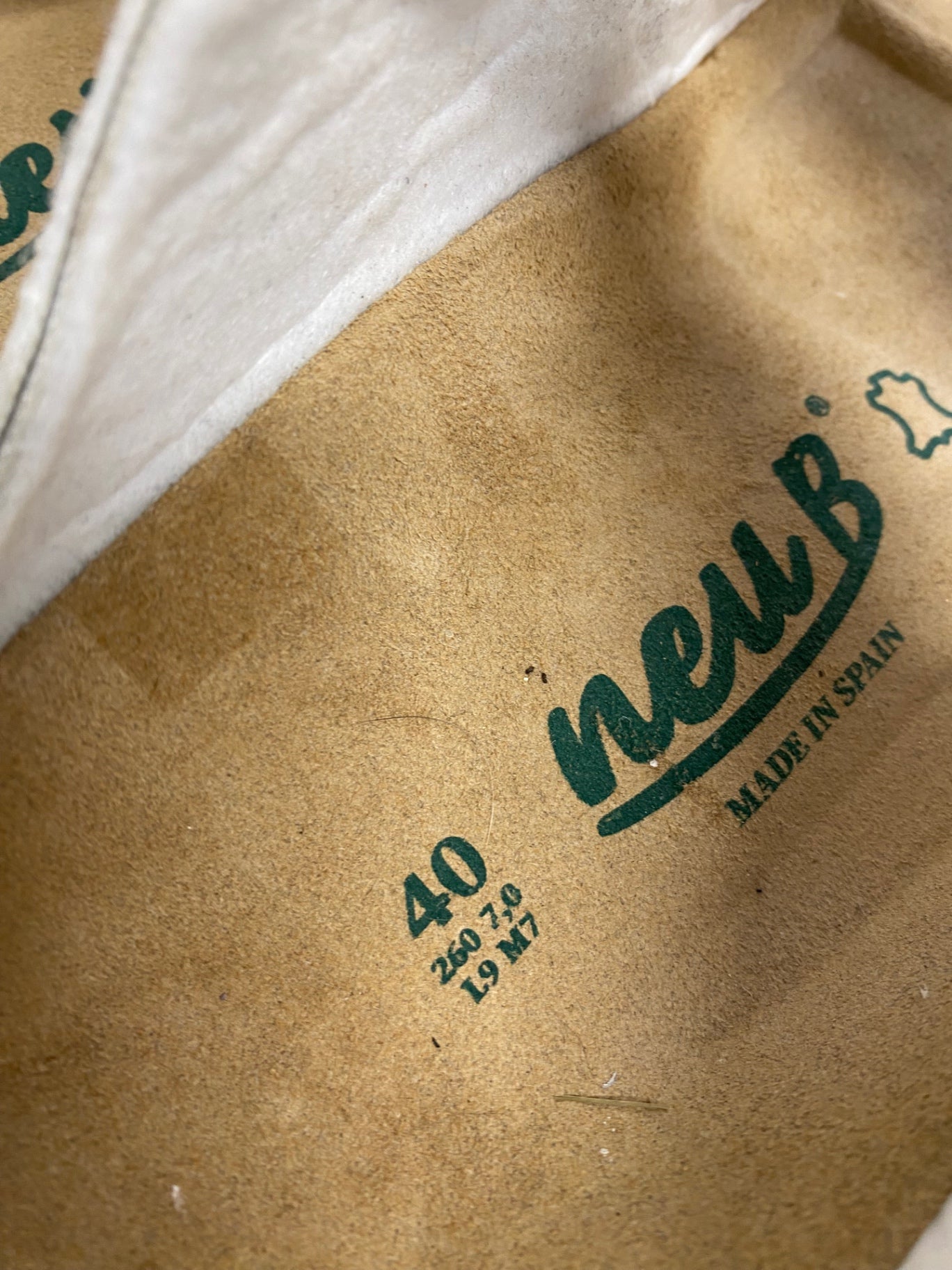 Gorgeous Neu B Sandals Uk7 Silver metallic flats MS008