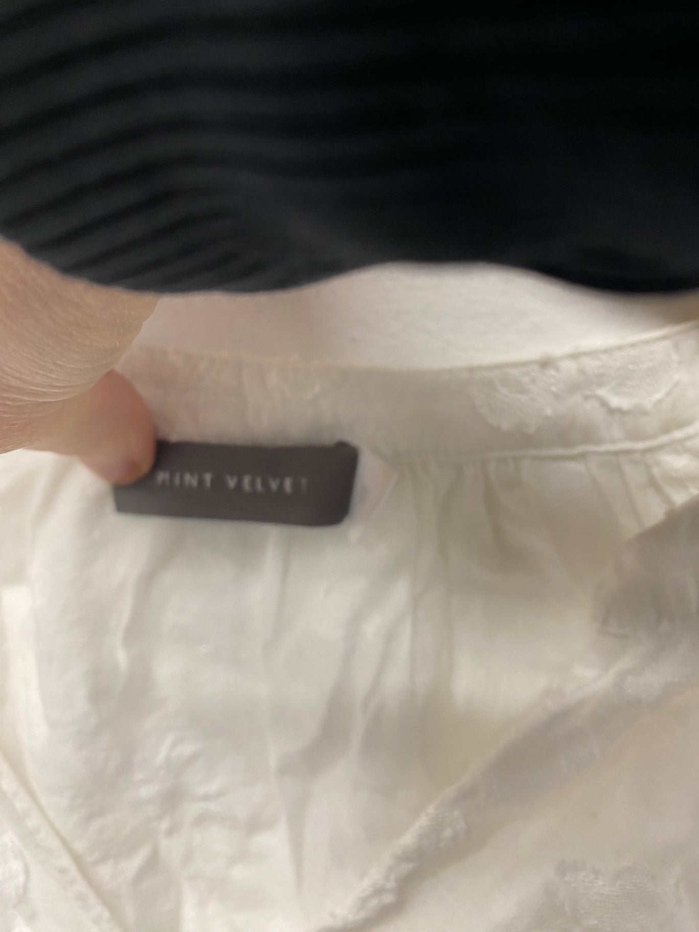 Gorgeous Mint Velvet Gypsy blouse Uk 12 White Classic CP002