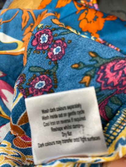 Stunning Malissa J Tunic Dress One Size Multi-colored shirt top KM001