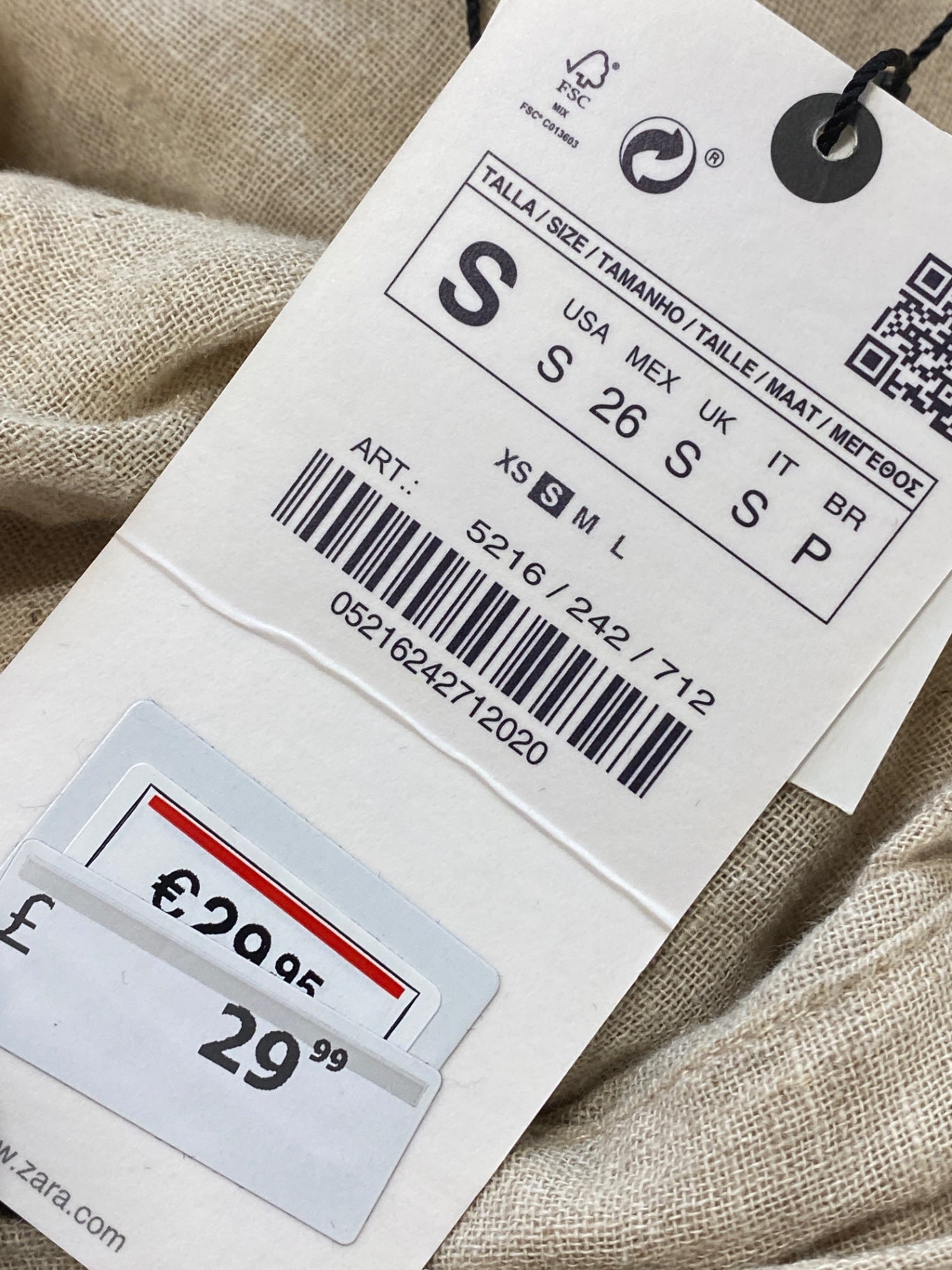 Gorgeous Zara Dress Uk s Beige linen summer CP002