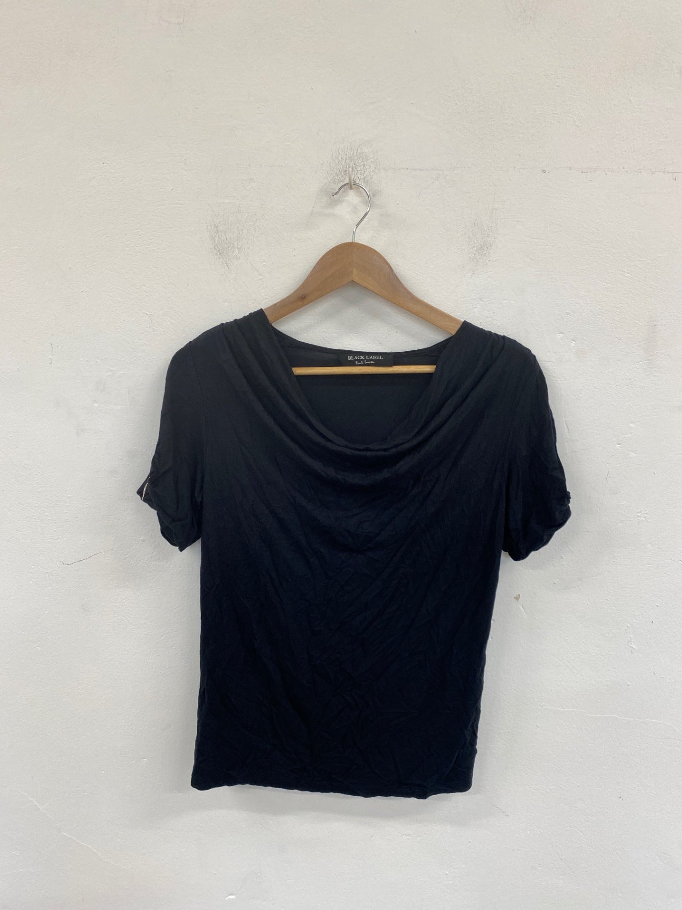 Stunning Paul Smith Black Label Jersey Top L Black KM001
