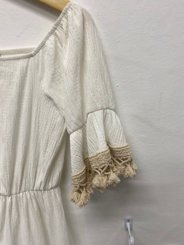 Gorgeous ASOS Mini dress UK 8 Cream summer holiday CP002